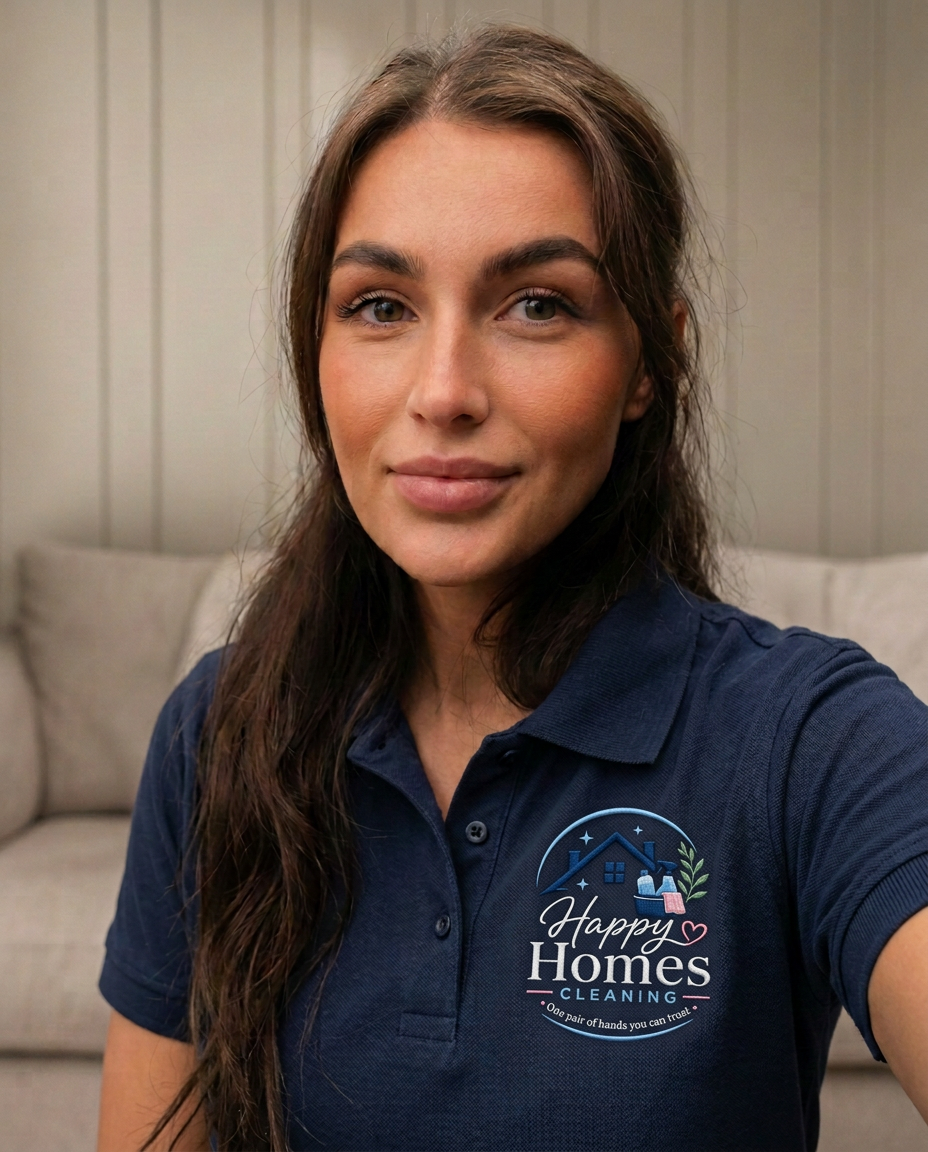 Courtney, owner of Happy Homes Cleaning
